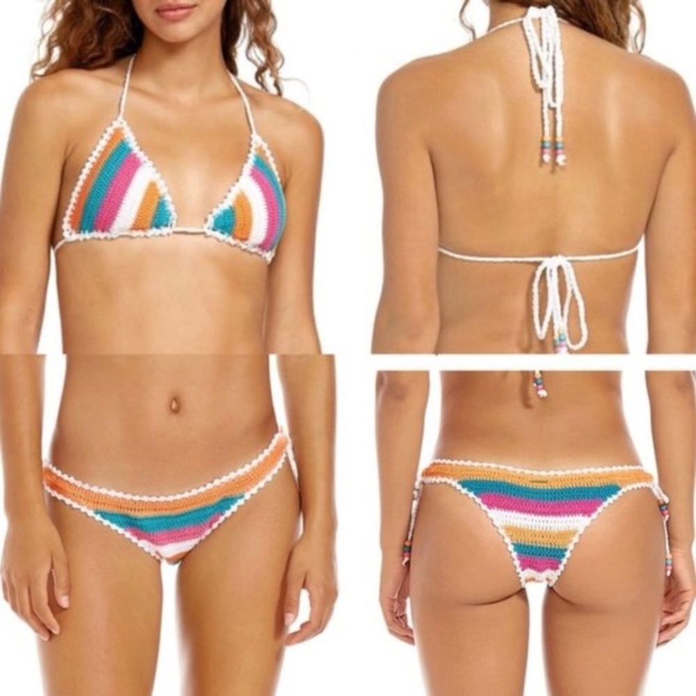 Body Glove Hooked Amelia Crochet 2 Piece Swimsuit
